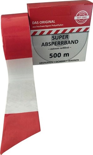 Absperrband flatterband - absperrband,