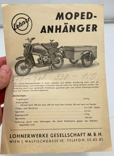 Prospekt lohner moped - prospekt,