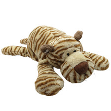NICI Tiger Wild Friends liegend Plüsch Beanie Kuscheltier Stofftier ca. 45cm