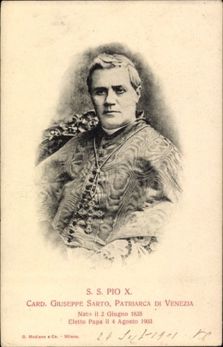 Papst pius giuseppe - ak,