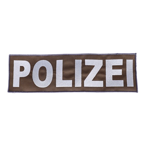 Rückenschild polizei - rückenschild,