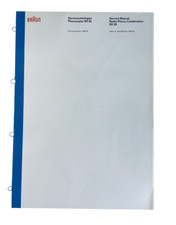 Vintage Original BRAUN Service