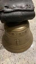 Alt Kuh Messing Guss Glocke