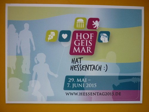 Aufkleber hessentag 2015 - aufkleber,