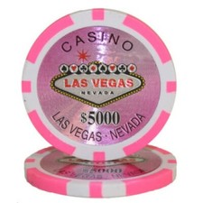 50 Pink $5000 Las Vegas Poker