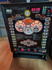 Merkur DISC 2-Farbe Schwarz Geldspielautomat/Spielautomat-auf Euro€-aus 1989