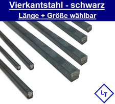 Vierkantstahl Stahl schwarz