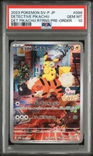 PSA 10 Pokemon Karte Detective