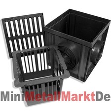 HOFABLAUF GUSS 300x300MM DN 75-160 BODENABLAUF REGENABLAUF EINLAUFKASTEN KG ROHR