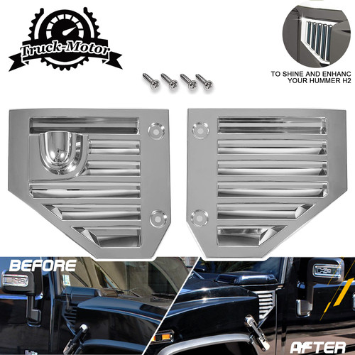 Side vent cover chrome - cover,