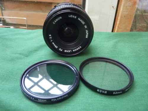 Drei canon objektive - objektive:, 28mm