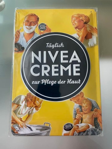 Nivea creme blechschild - nivea,