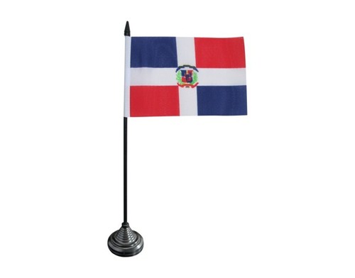 Tischflagge dominikanische - tischflagge,