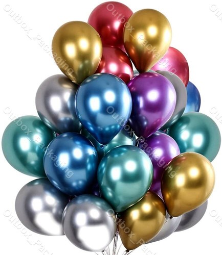 100 chrom ballons - 100,