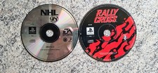1  X RALLY CROSS UND 1 X NHL 98 SONY PLAYSTATION 1 SPIEL -