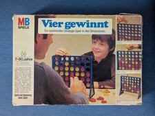 Vier gewinnt Spiel MB Spiele - original vollständig Familienspiel Retro 1975