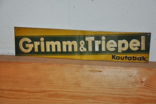 Altes blechschild 30er - blechschild, 20/30er