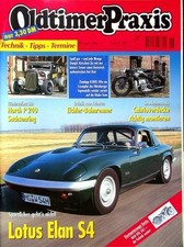 1) Oldtimer Praxis 06/2001 - Lotus Elan mit 126PS Res - Horch P 240 Sachsenring