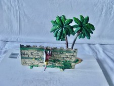 Heyde Gr.2 Troja original Patrocius erklimmt eine Replika Mauer mit Palme