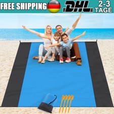 Picknickdecke Strandmatte Sandfrei Stranddecke Picknick Decke 210x200 Matte DE