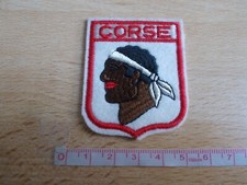 Wappenschild, Patch Aus Stoff Bestickt Corse