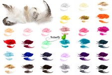 Hahnenkreuz Federn Hahn Natur 8-13cm Hahnenfedern Schmuckfedern Bastelfedern 