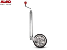 AL-KO Stützrad Plus 300kg | breites Vollgummirad | für Anhänger Wohnwagen | Ø 48