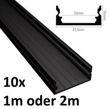 10x ALU Profil Leiste Schiene