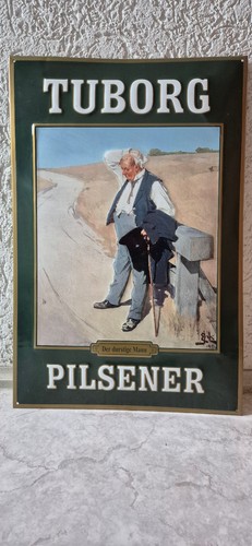Tuborg pilsener werbeschild - pilsener,