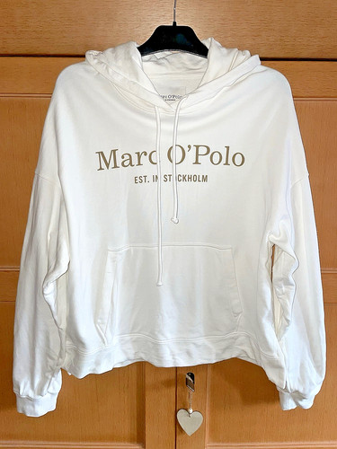 Marc polo hoodie weiss l - hoodie,