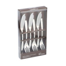 6tlg. Edelstahl Fischbesteck