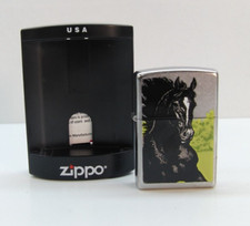 Original ZIPPO Feuerzeug "Black Horse", L09, NEU in OVP #38280