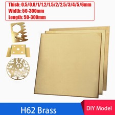 H62 Messingplatte Quadrat