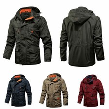Herren Übergangsjacke Jacke Regenjacke Outdoor Funktion Windbreaker Kapuzenjacke