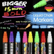 12 Farben Kreidemarker