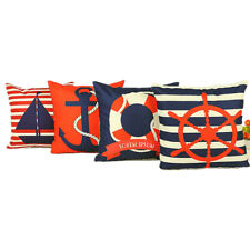 Kissenbezug Maritim Rot