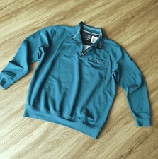 hajo Sweatshirt Langarm Sweat Bündchen Gr. XL 54 Petrol 