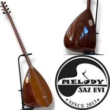 Premium Saz Baglama Langhals mit Tonabnehmer, Tasche & Plektren – Profi!