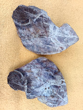 Interessanter Amethyst aus Schlottwitz im Müglitztal Sachsen (Nur gesägt)