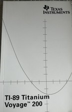 Anleitung für den TI-89 Titanium  und Voyage 200 Taschenrechner #7