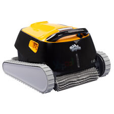 Dolphin E40i Poolroboter Poolsauger mit Aktivbürste und Filterkorb, mit Caddy, A