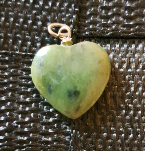 Schöner jade herz anhänger - jade,