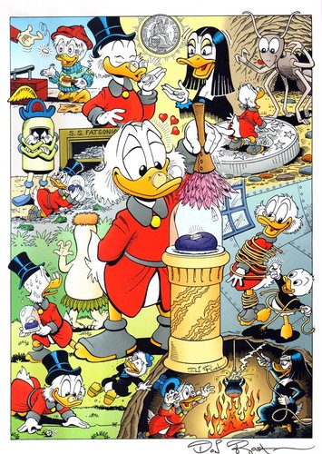Don rosa druck dagobert duck - dagobert,