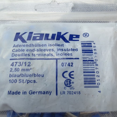 Klauke 473 aderendhülse - klauke, 473/12