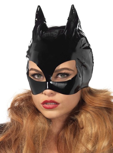 Vinyl katzenmaske - vinyl,