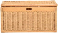 Korb mit Deckel Rattan