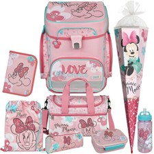 Scooli Minnie Mouse EasyFit Schulranzen-Set 9tlg. mit Sporttasche und Schultüte