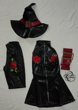 Damen Kostüm "Hexe" Rocker