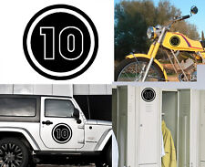 Numero 10, Aufkleber Vinyl von