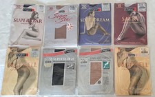 Nachlass-Konvolut mit mehreren Feinstrumpfhosen-Neuwertig-Fundzustand.Gr.40-42